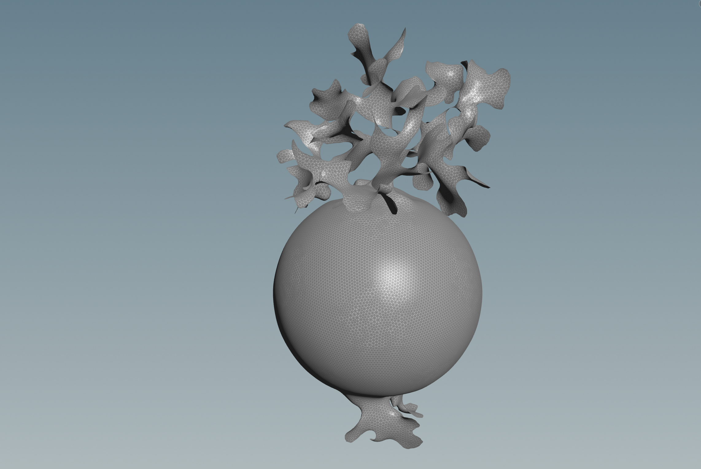 Reaction Diffusion Sphere